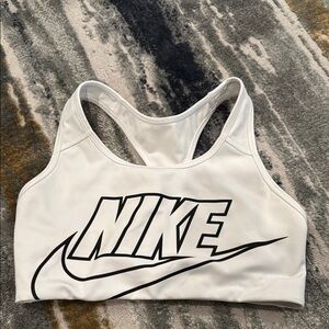 Nike White Sports Bra